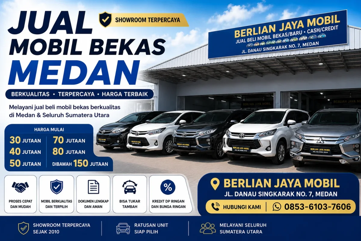 Jual Mobil Bekas Medan Terpercaya