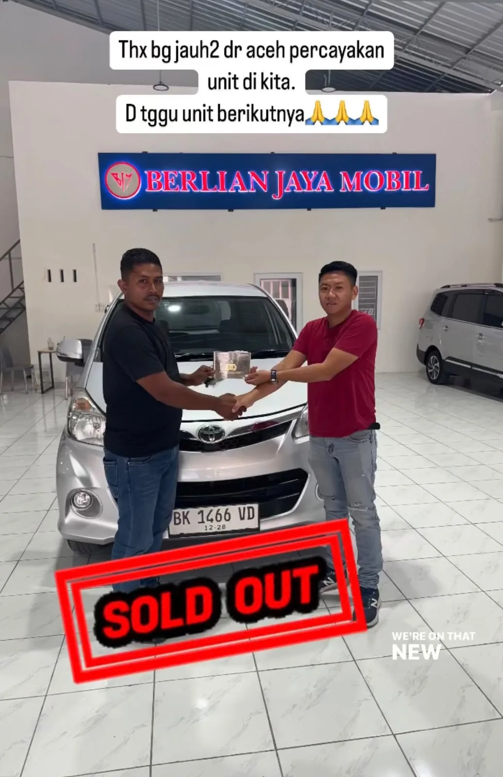 Serah terima kepada